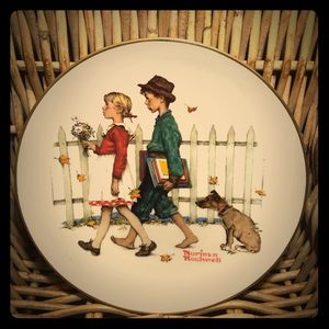 Norman Rockwell Fall 1972 Decorative Plate